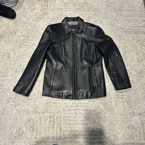 Gallery Black Leather Women's Jacket